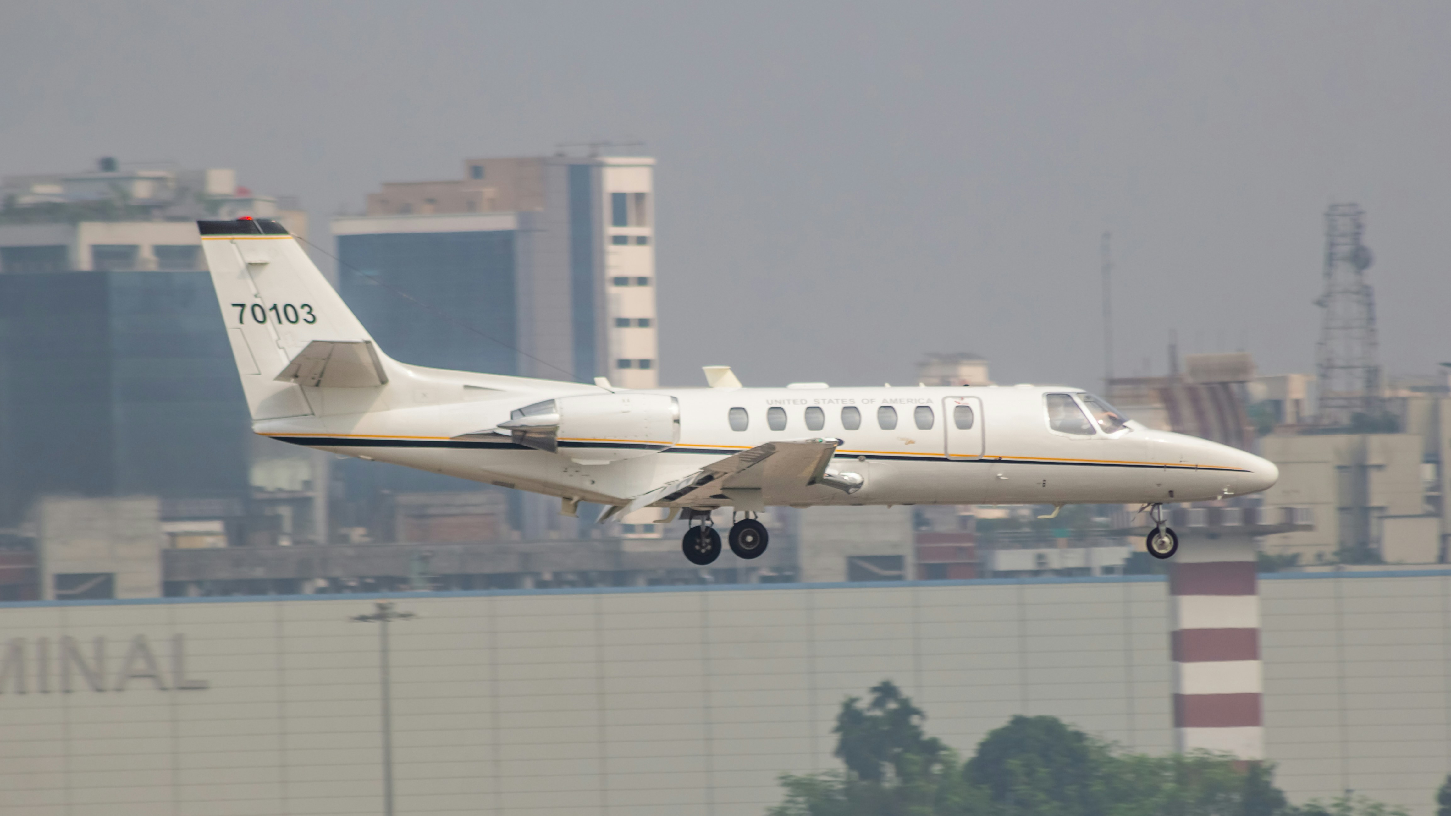 US Army Cessna Citation Ultra in Dhaka.